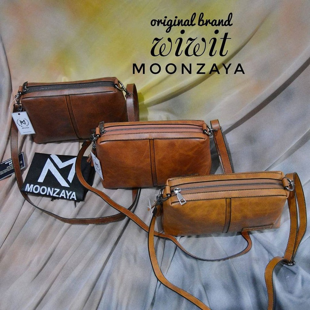 Tas Selempang Wanita Cewek Terbaru 2021 | Tas Wiwit New Produk DarkBrown Brown Camel BY MOONZAYA