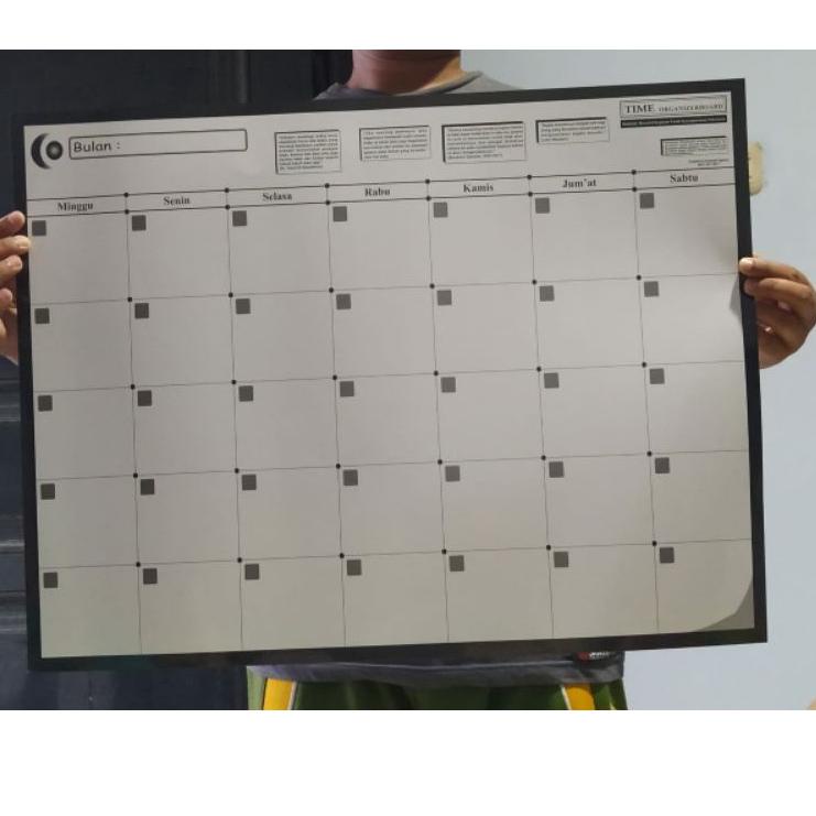 

(PROMO CAS45) Whiteboard lembaran karton gulung Organizer Board gulung schedule board white board gulung (satu lembar bulak balik) ❄