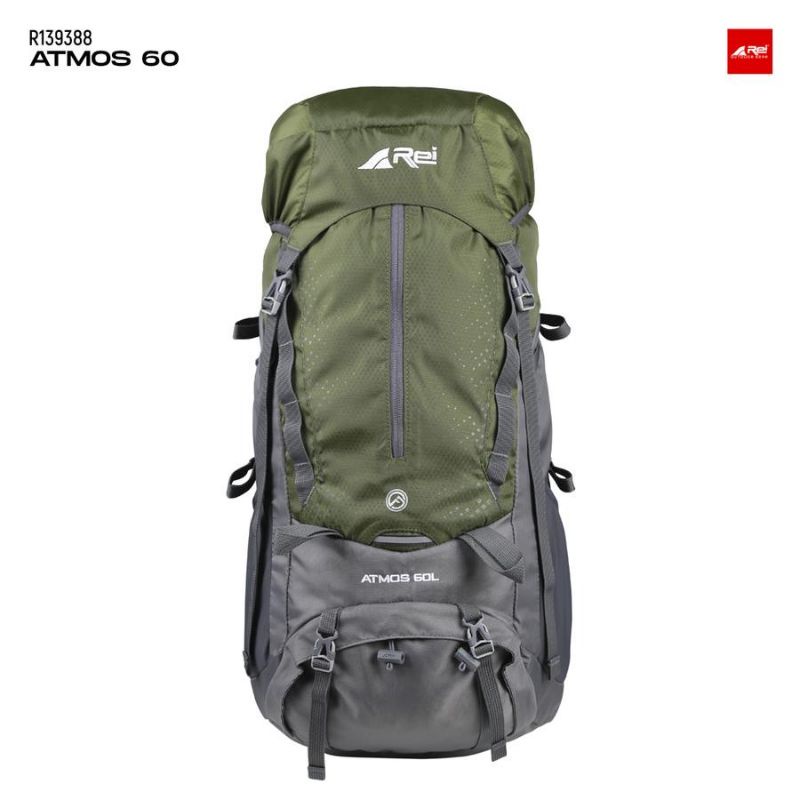 TAS GUNUNG CARRIER REI ATMOS 60L free coverbag