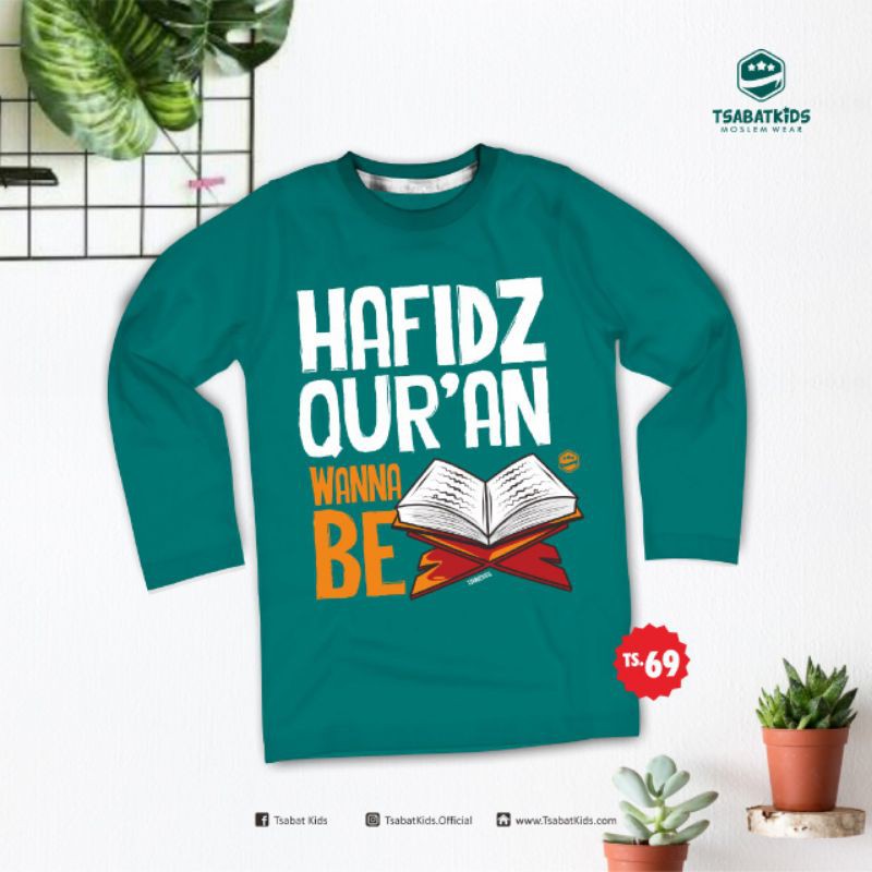 KAOS DAKWAH ANAK LAKI-LAKI MUSLIM TANGAN PENDEK TSABAT KIDS