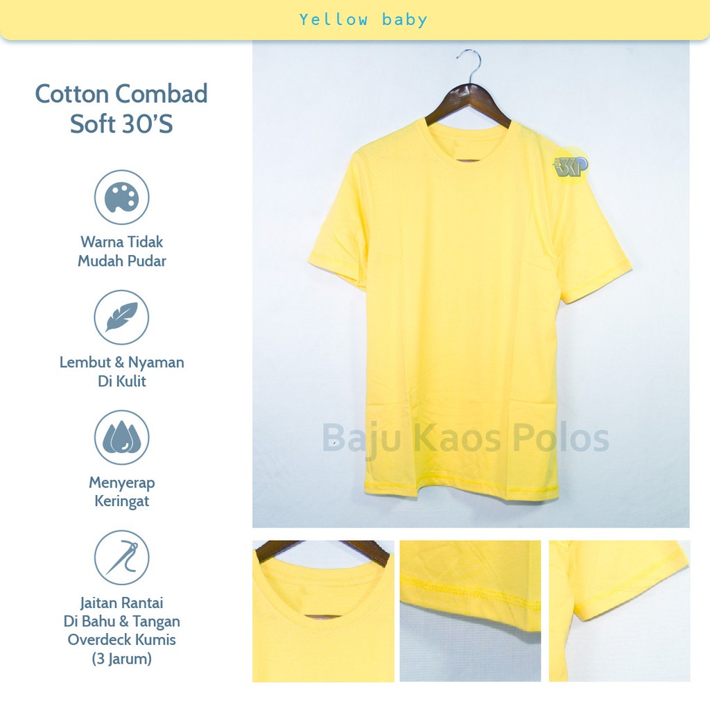 BAJU KAOS POLOS PINK TOSCA LENGAN PENDEK COTTON COMBED 30S KAOS
