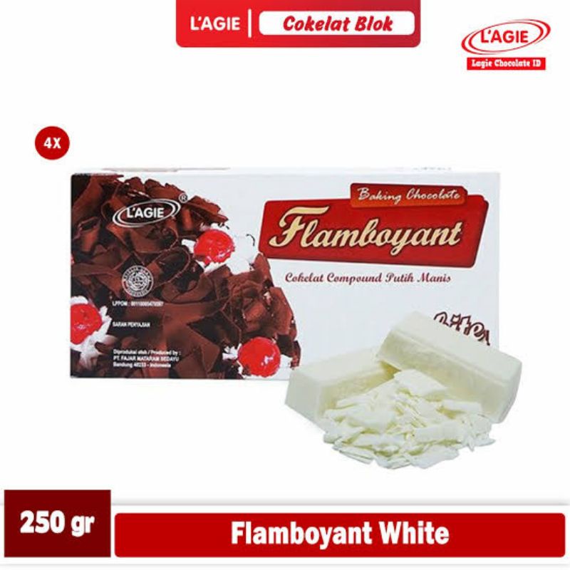 

BSM | TERMURAH Flamboyant Chocolate White 250gr / Flamboyant Compound White Chocolate / Flamboyant Coklat Compound Putih Manis 250gr | Sayur online