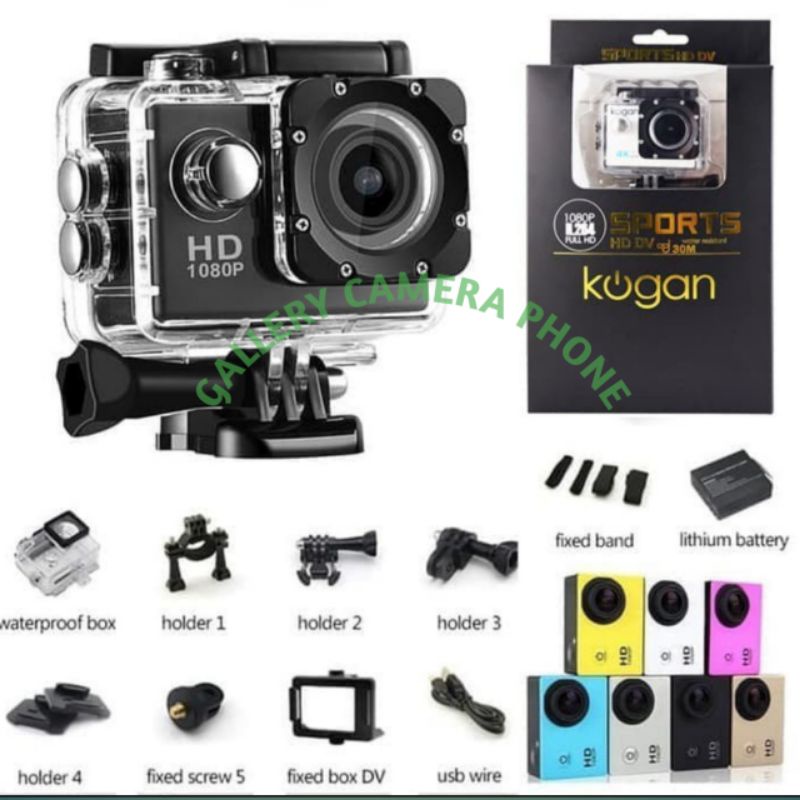 Sports Cam Full HD DV 1080P Waterproof Action Camera KOGAN