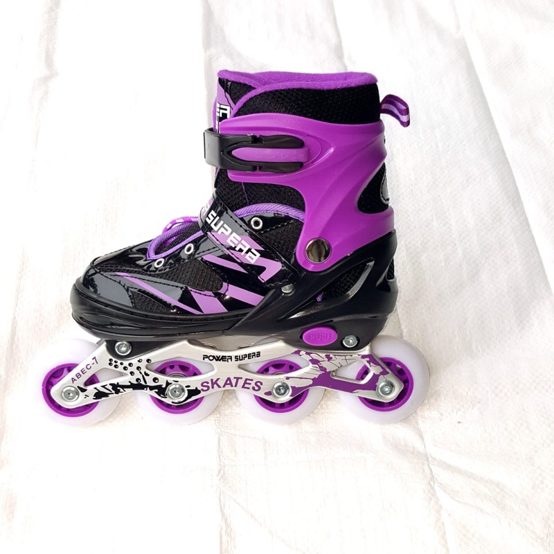 SEPATU RODA INLINE SKATE POWER AOSITE POWER SUPERB+Roda BAJAJ