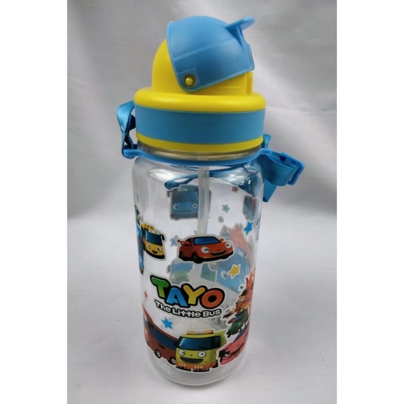 Botol Minum Kepala + Sedotan 450ml - BTMS450 (Motif Dikirim Random)