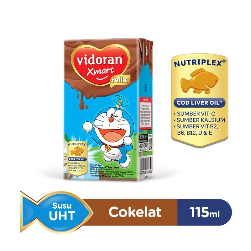 

vidoran Xmart Kids Susu UHT Cokelat 115 ml