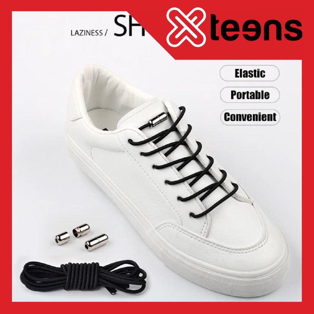 Tali sepatu elastis / tali sepatu sneakers/ tali sepatu tarik / tali sepatu karet