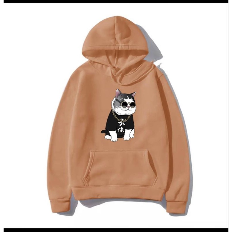 COD/DS/SWEATER HOODIE KUCING CAT size Jumbo XXL