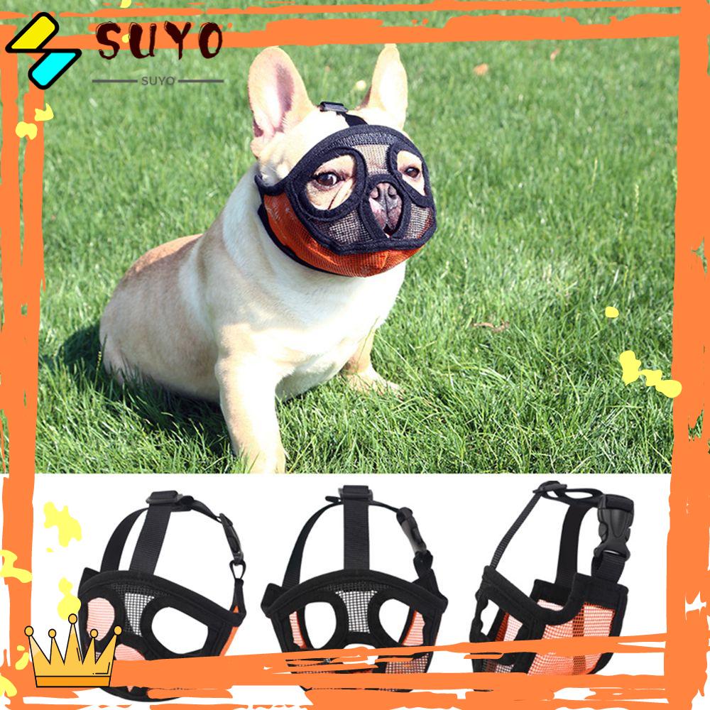 Suyo Muzzle / Muzzle / Brongsong Penutup Mulut Anjing Anti Gigit