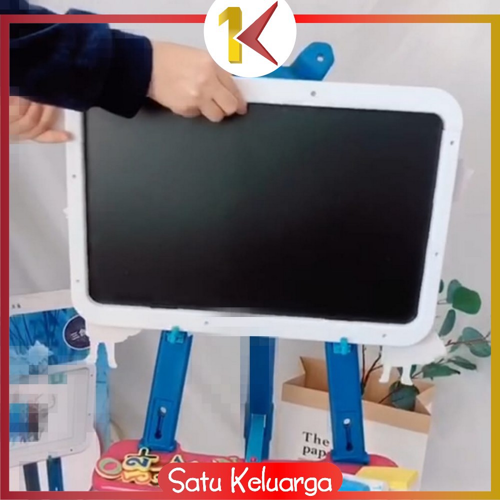 

Ndevansss - Sk-M30-47 Learning Easel 3In1 Anak - Papan Tulis Magnetik Hitam & Putih