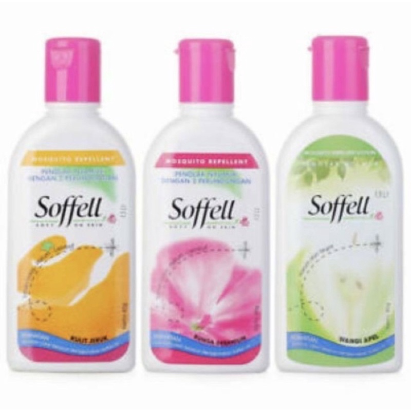 Sofell botol 80 ml ( anti nyamuk ) geranium | kulit jeruk