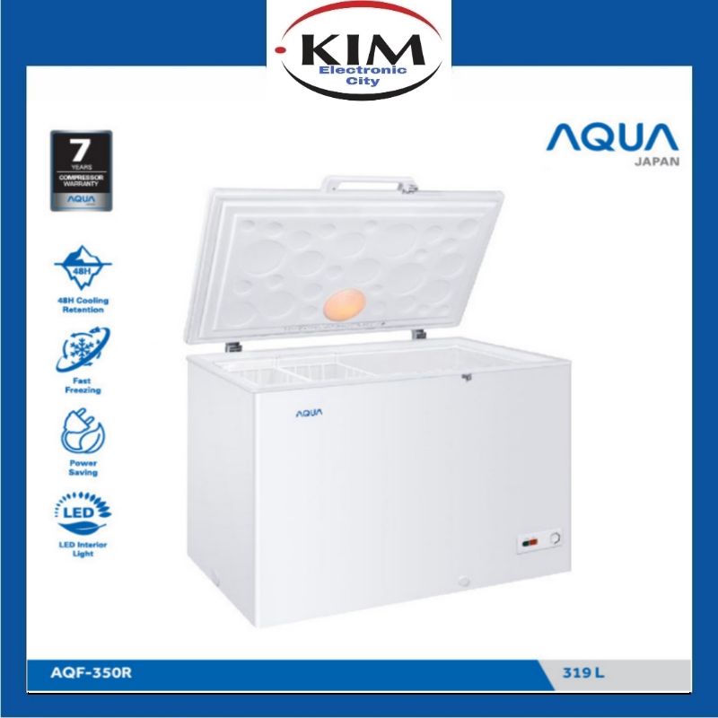 AQUA JAPAN CHEST FREEZER AQF-350R GARANSI RESMI [JABODETABEK]