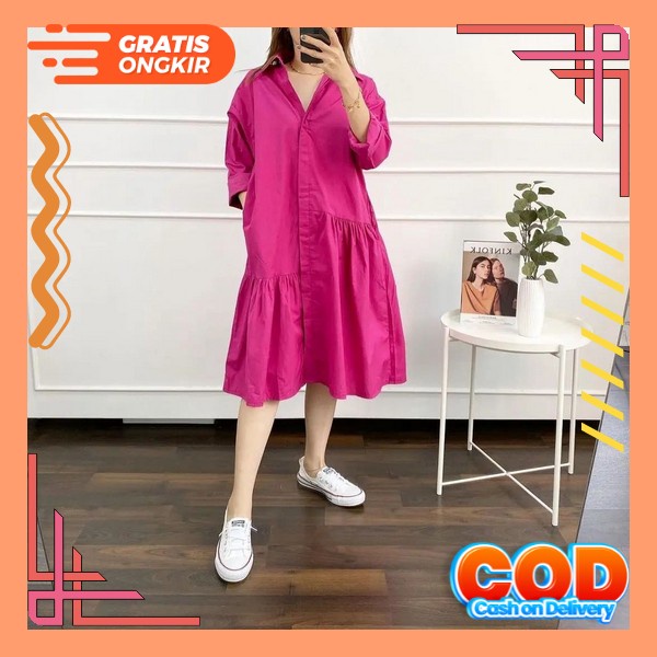 Long Tunic Baju Atasan Blouse Blus Tunik Rayon Viscose Motif Bunga Etnik Wanita Dewasa Jumbo Lengan 