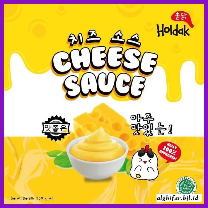 

Ujekujek- Holdak Cheese Sauce Saus Keju 250 Gram (Pengiriman Same Day Only) -Original.