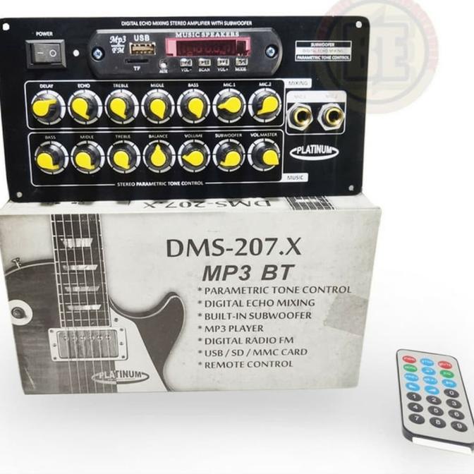 Kit Tone Control Stereo Mixing DMS-207.X plus MP3 bluetooth / DMS207x