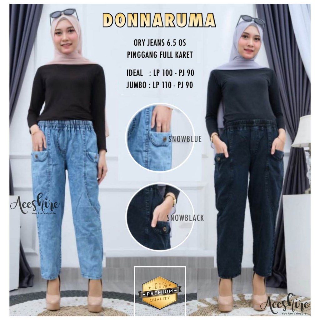 ZOLLA BAGGY #33 CELANA BOYFRIEND JEANS PASPOL HQ ORIGINAL MUTIA SOLO