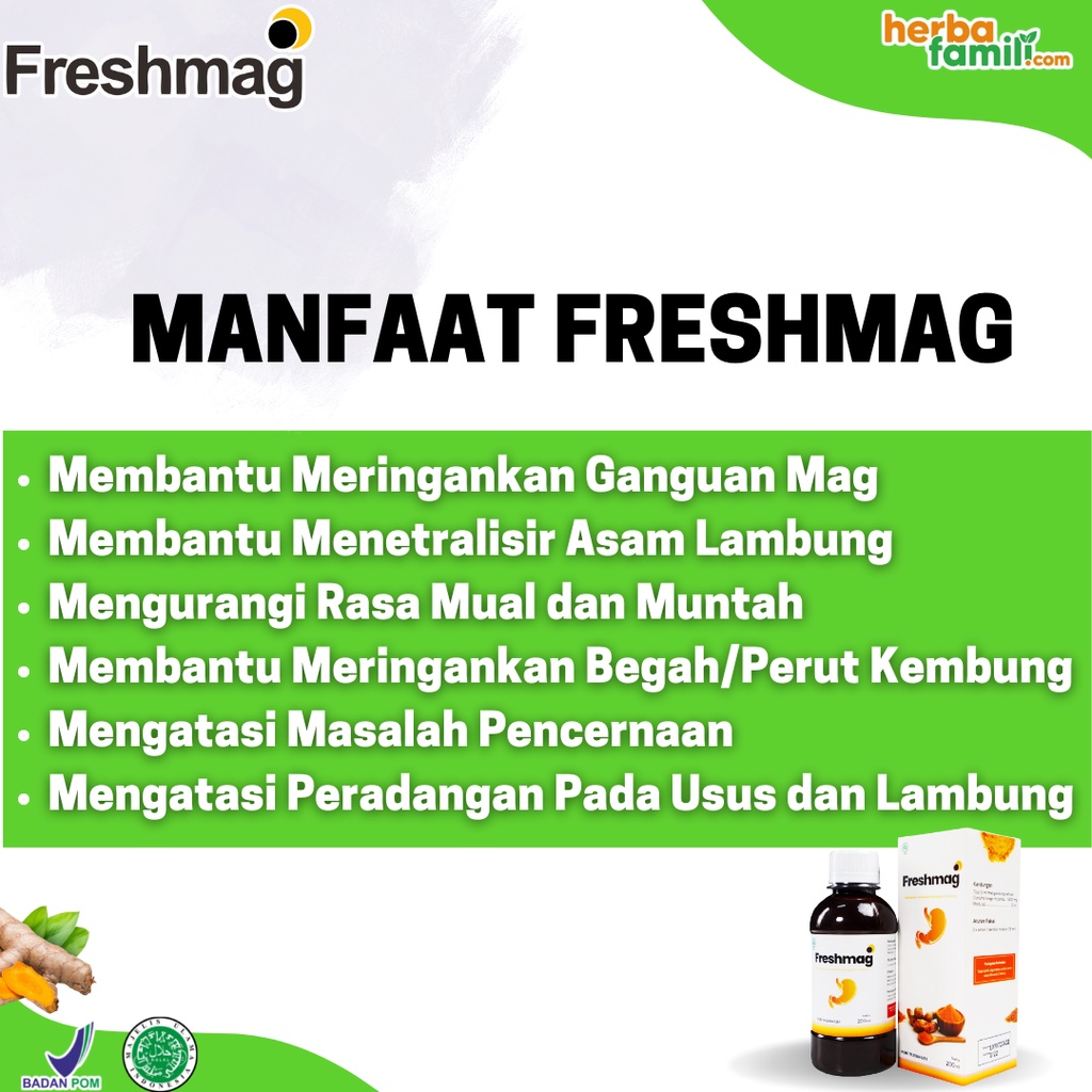 PAKET 2 BOTOL FRESHMAG | Madu Herbal Obat Lambung, Obat Maag, Gerd | FRESHMAG OBAT LAMBUNG ORIGINAL