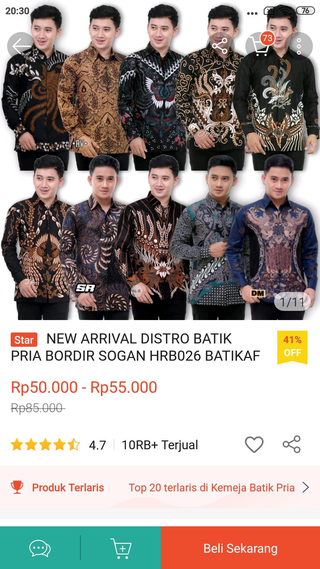 New Arrival Distro Batik Pria Bordir Sogan Hrb026 Batikaf Notoarto Batik Ipnu-ippnu Hem Pria Bel