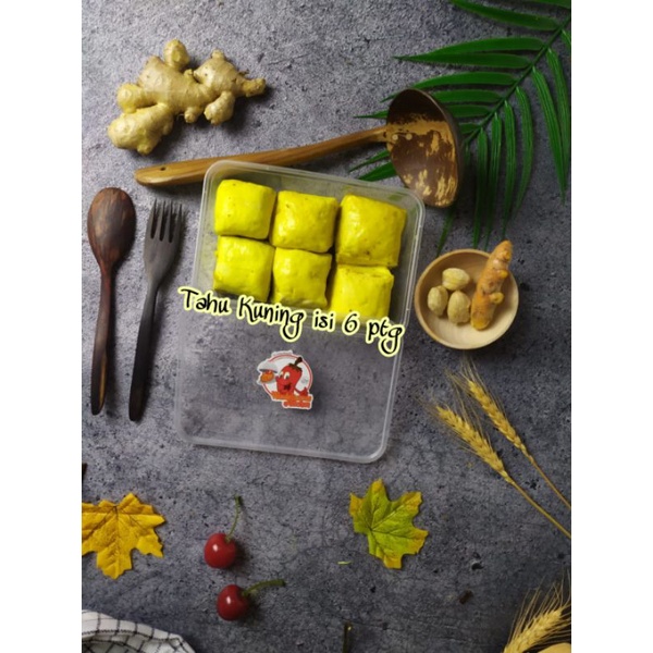 TAHU UNGKEP ISI 6 pcs / TAHU GORENG / TAHU BUMBU KUNING