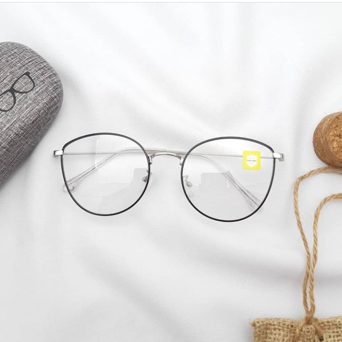 KACAMATA FRAME TITANIUM TERBARU KOREA PHOTOCROMIC UNISEX WANITA PRIA  VINTAGE STYLE