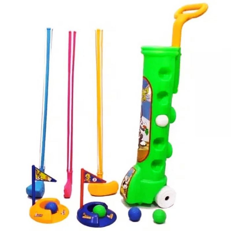 Mainan Set Golf Anak - mainan stick golf anak edukatif