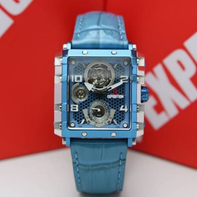 Jam Tangan Expedition E6757B Wanita Blue Ice