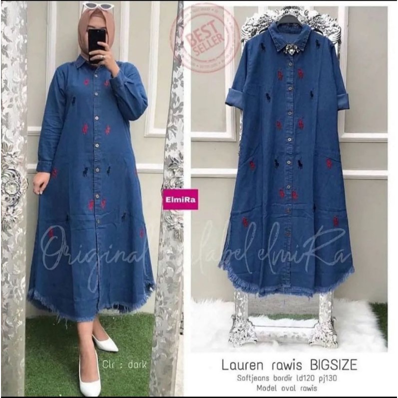 tunik lauren rawis bigsize