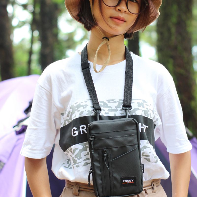 Fansy Fella - Tas Selempang Handphone Pria wanita waterproof