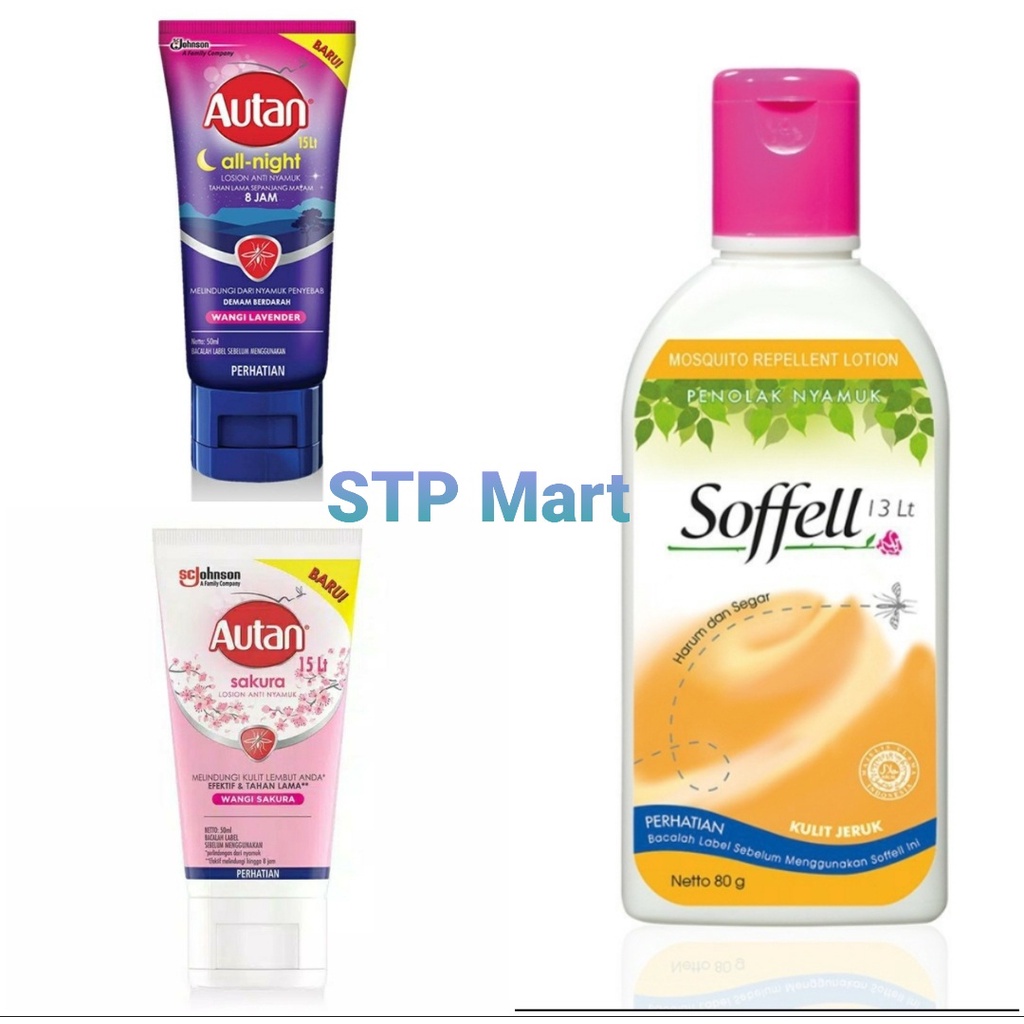 SOFFELL Botol Kulit Jeruk 80 gr dan AUTAN Tube Anti Nyamuk Lotion 50ml