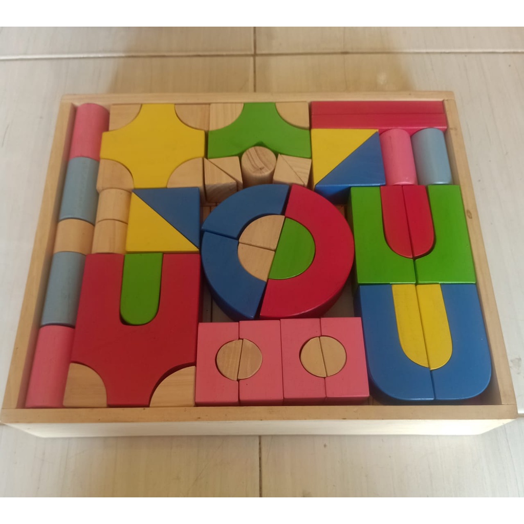 Balok PDK Mini Warna Box kayu