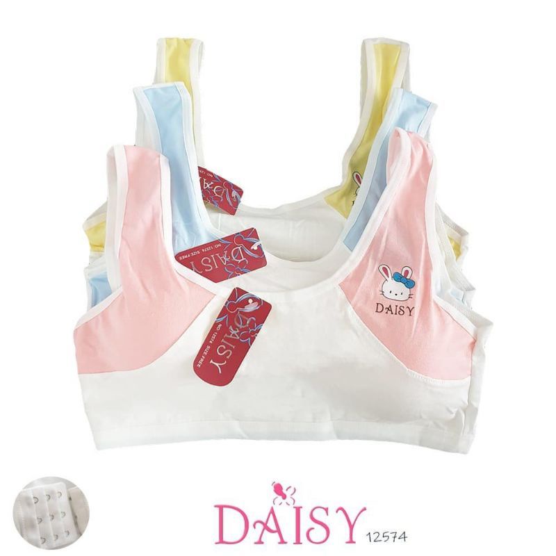 MINISET DAISY 12574, 12575 MINISET BUSA KAIT 3 BH/BRA ANAK REMAJA