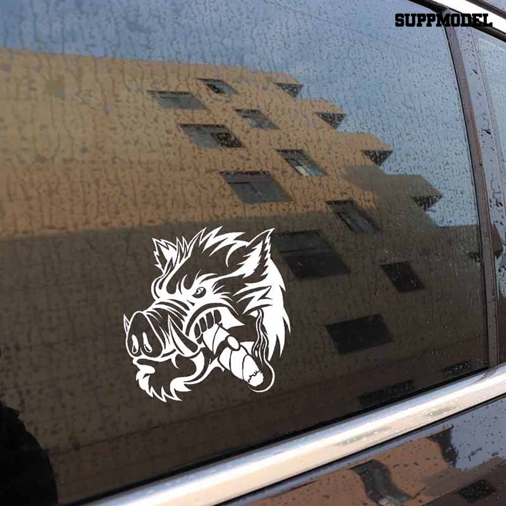 Sticker Decal Reflektor Dekorasi Bodi Mobil Motif Gambar Binatang Liar