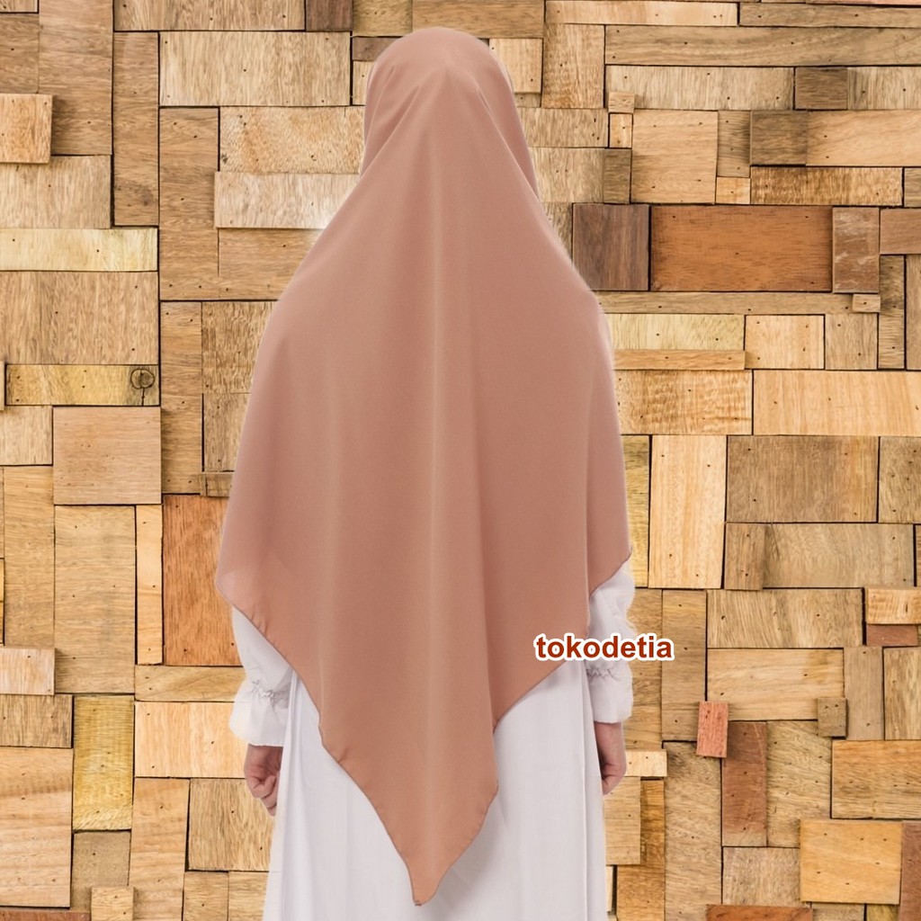 TERMURAH Jilbab Segi Empat 150 x 150 / Jilbab Jumbo Wolfis Syari 150 x 150