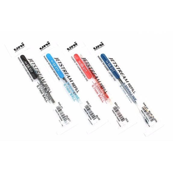 

TULIS-ALAT- UNI SXR-C7 JETSTREAM BALLPOINT PEN REFILL - 0.7 MM - MERAH -ALAT-TULIS.