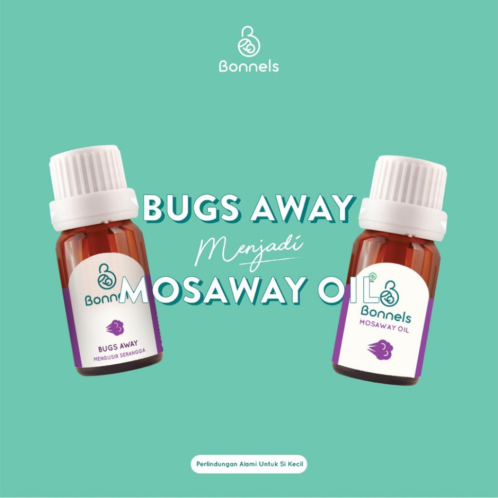 Bonnels Mosaway Essential Oil - Solusi Anti Nyamuk, Tidur Nyenyak, &amp; Aroma Therapy | 100% Alami