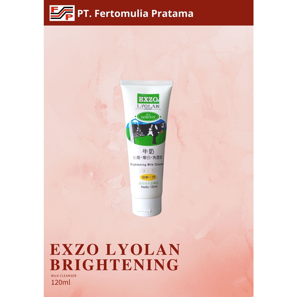 EXZO LYOLAN Brightening Milk Cleanser 120ml