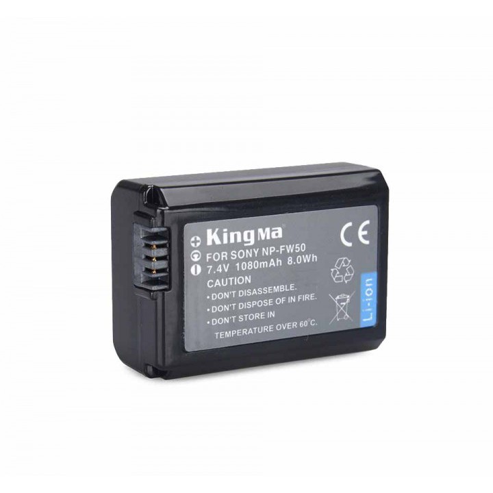 Original KINGMA NP-FW50 Battery with Free Case