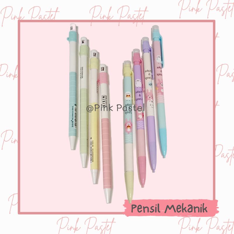 

PENSIL MEKANIK WARNA PASTEL 0,5 DAN 2,0 mm