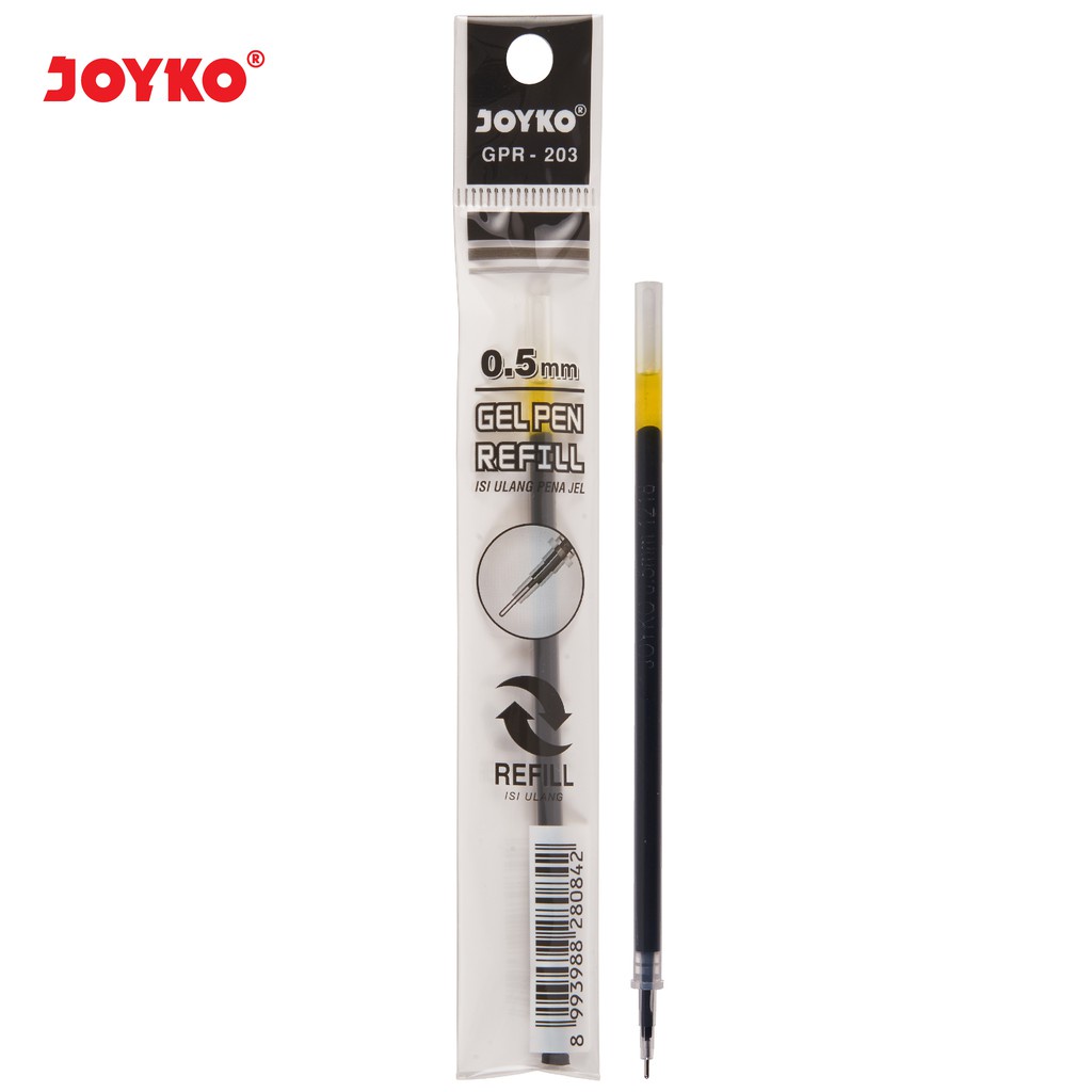 

Refill / Isi Pulpen Gel Joyko GPR-203 Tip 0.5 mm - Satuan SHABQ