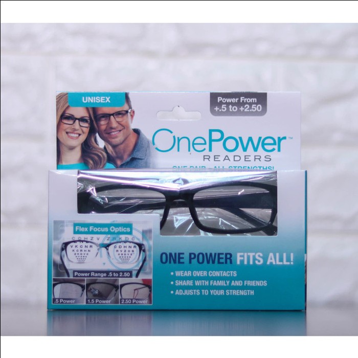 KACAMATA BACA PLUS auto focus Adjusment AJAIB ONE POWER READER UNISEX pria &amp; wanita anti debu bantu lihat jelas penglihatan terang kacamata servis hp