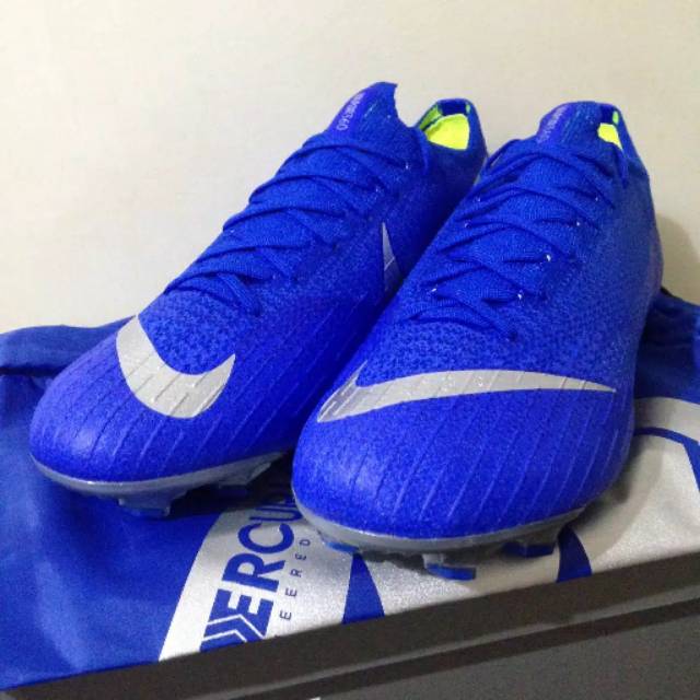 Sepatu Bola Nike Vqpor 12 Elite FG Racer Blue Original