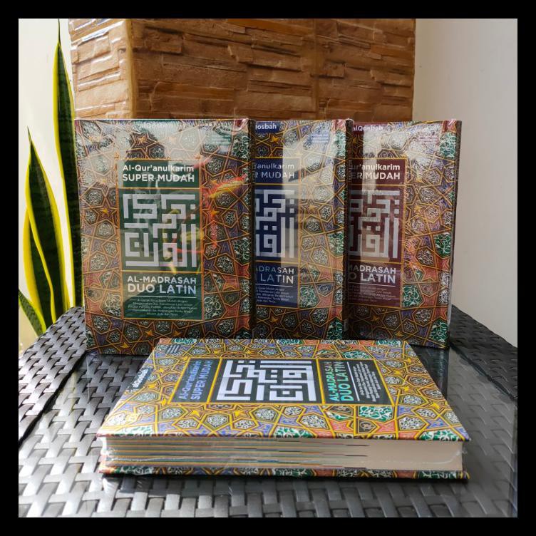 Buku Religi/Buku Spiritual Alquran Tajwid Perkata Latin Al-Madrasah Duo Latin Uk Besar Almadrasah