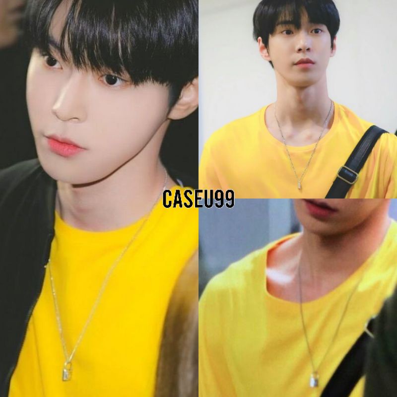 padlock kalung liontin aksesoris Korea/ necklace Korean gold silver elegan masa kini/ jhope BTS necklace/ kalung kupu-kupu/butterfly necklace ulzzang kpop/ Necklace jaehyun doyoung nct / kalung gembok