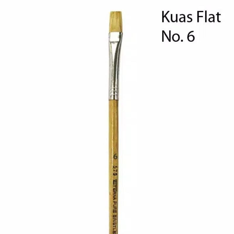 

Kuas Cat Air No. 6 Eterna Kuas Lukis Satuan