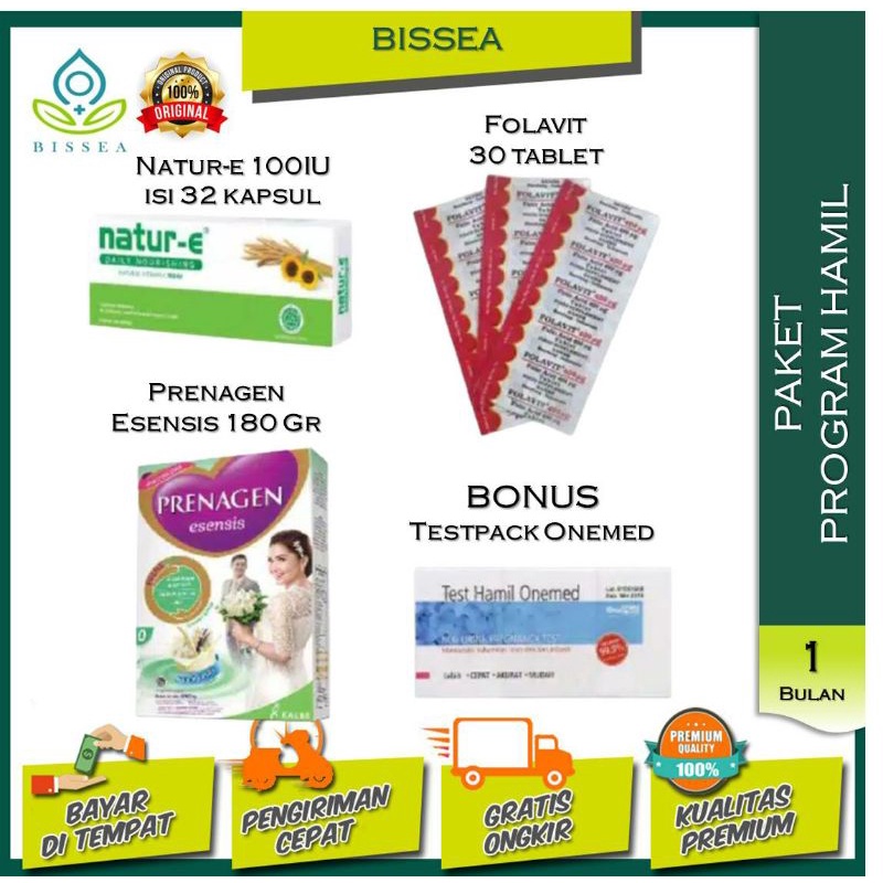 PAKET PROMIL PROGRAM HAMIL UNTUK 1 BULAN-Paket A