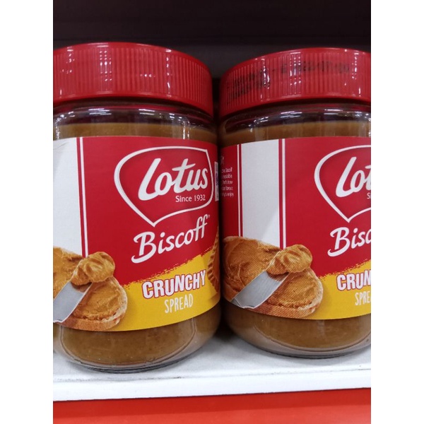 

LOTUS BISCOFF CRUNCHY SPREAD 400GRAM/SELAI OLESAN BISKUIT/MAKANAN RINGAN