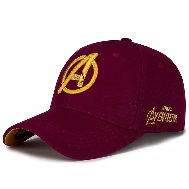 Topi Baseball Bordir Avengers - Topi Avengers Style Pria Wanita - Bisa(COD) Bayar Ditempat.