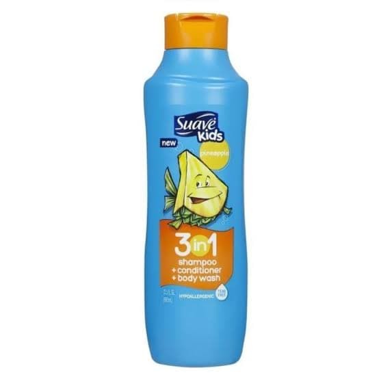 Suave Kids Pineapple 3 in 1 Shampoo+Conditioner+Body Wash (665mL)