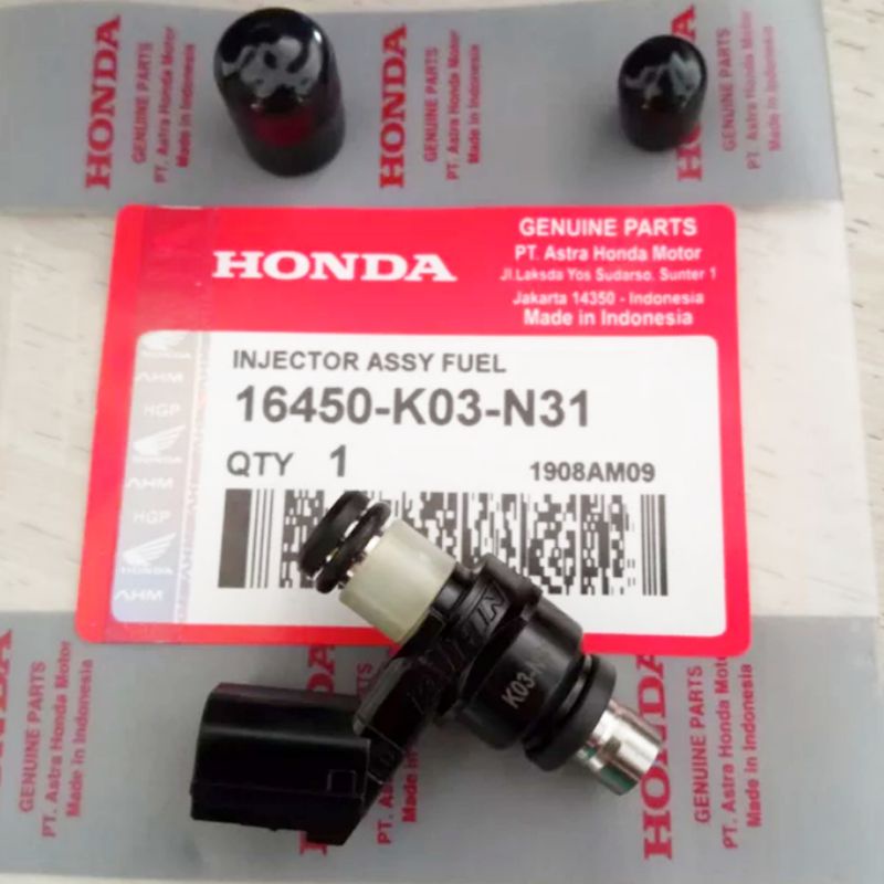 injektor verza Vario Sonic 6 hole lubang  Honda kode parts k03 N31