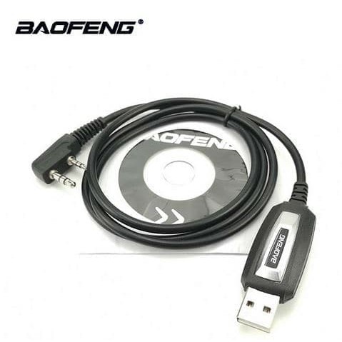 USB Programming Cable + CD Driver for Baofeng/ HT / Walkie Talkie